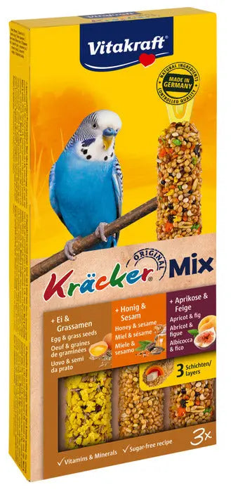 Kräcker Undulat med honning, frugt og æg 3x30 g