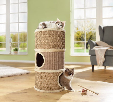 Kradsetønde Siennam/2 huler 70 cm, beige