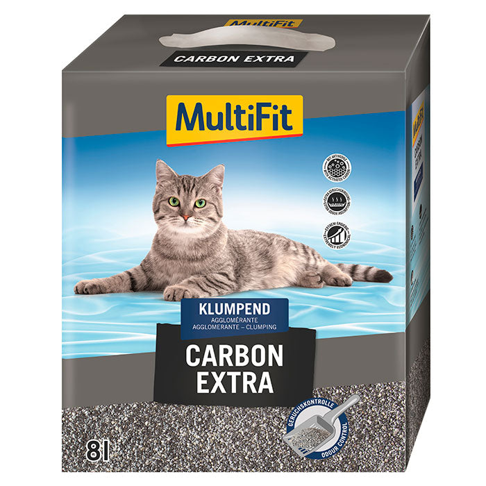 Kattegrus Carbon Extra klumpende 8 l
