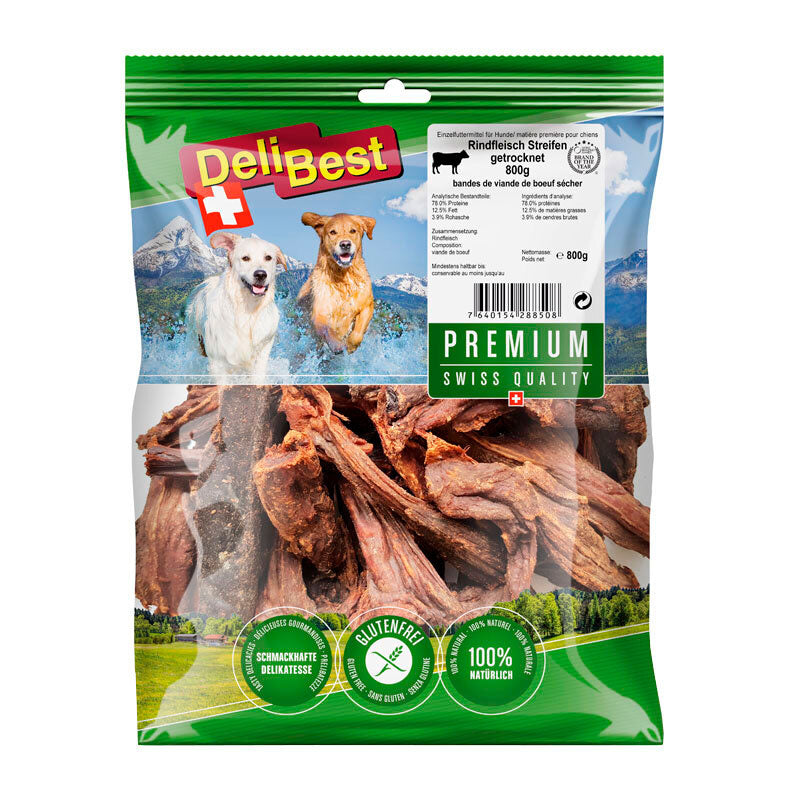 Premium okse strimler Okse 800 g