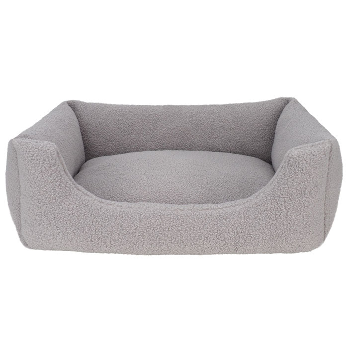 Hundeseng Teddy S 60x45x19cm grå