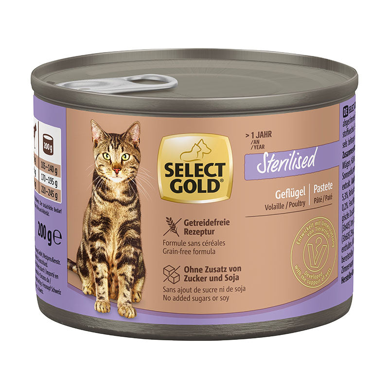 Adult Sterilizedfjerkræ 200 g