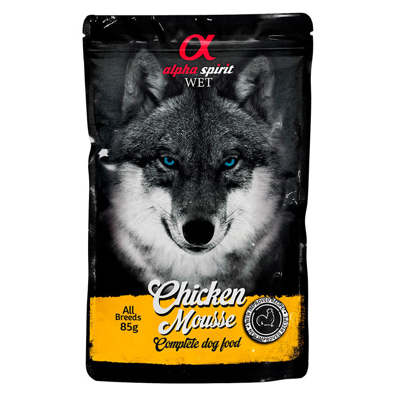 Adult vådfoder Mousse pouch chicken 85 g